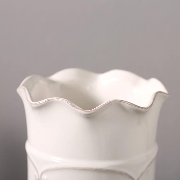 White Ceramic Modern Handmade White Centerpirces Flower vase for Home Decoration - Picture 5 of 7